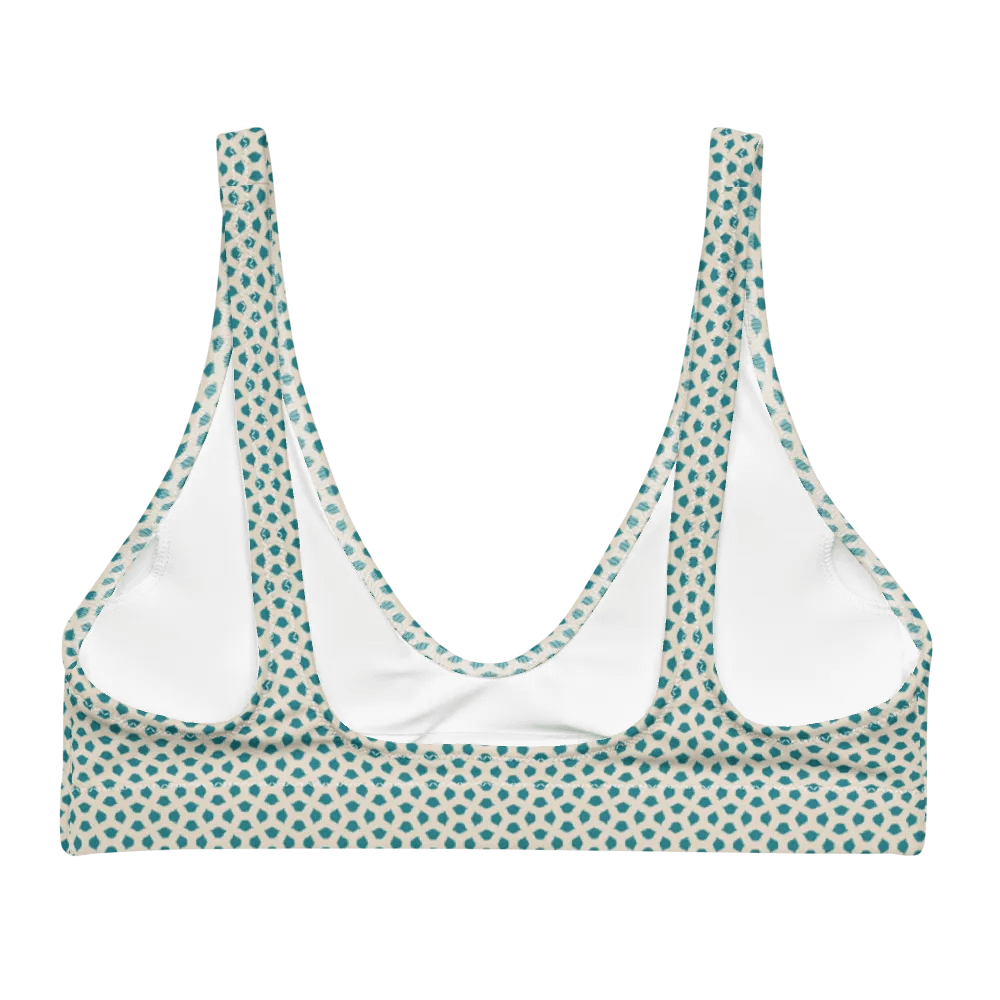 Blue Leaves Bikini Top product image (5)