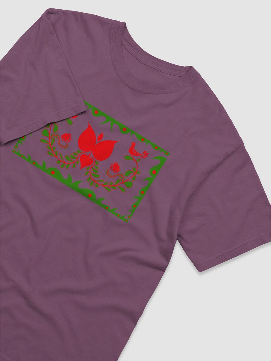 Made In Hungary Nature-Inspired Red Motif T-Shirt product image (3)