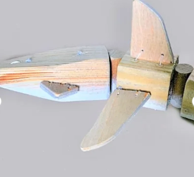 Made To Order: Wooden Handmade Shark Puppet Toy product image (2)