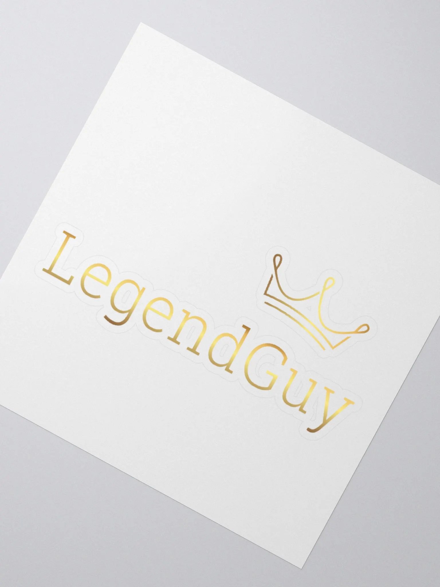 Golden Crown Kiss Cut Stickers product image (7)