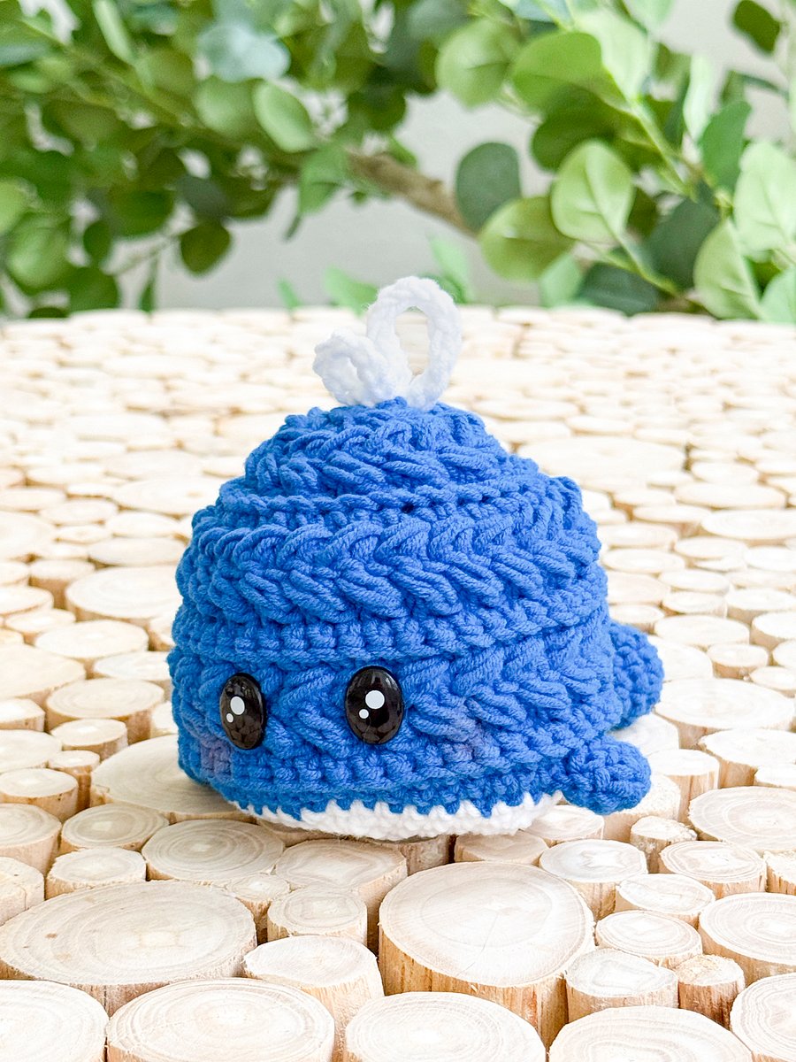 Easy Crochet Whale Pattern | No-Sew Amigurumi Using the Wheat Stitch product image (5)