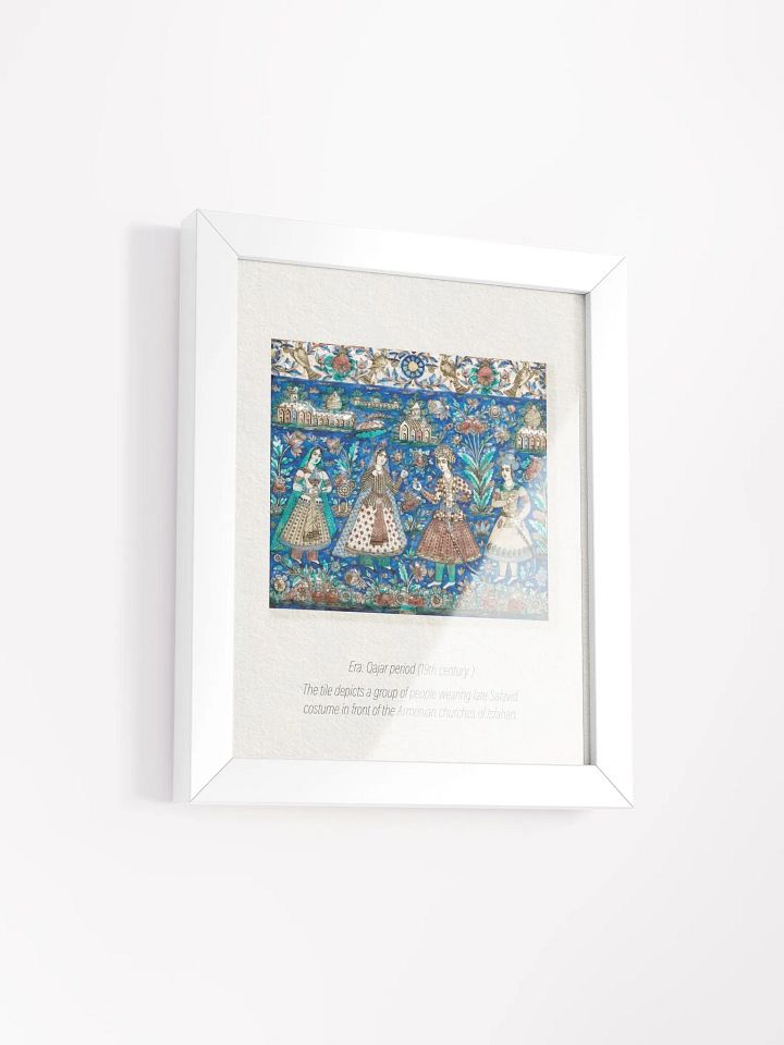 Antique Wall Art - Persian Tile - Persian Art - Middle Eastern Art- Vintage Designs - Home Decor - Historical Art product image (8)