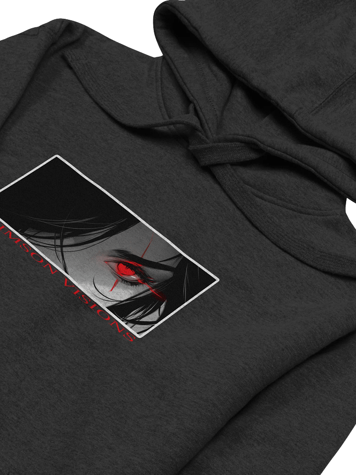 "Crimson Visions" Front Unisex Printed Hoodie product image (2)