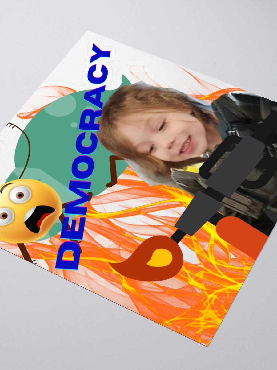 Tiny Democracy Classic Sticker product image (3)