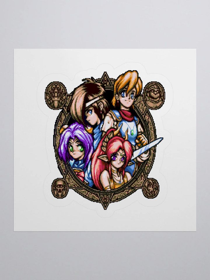 Shining Force CD: Framed Heroes Sticker product image (1)