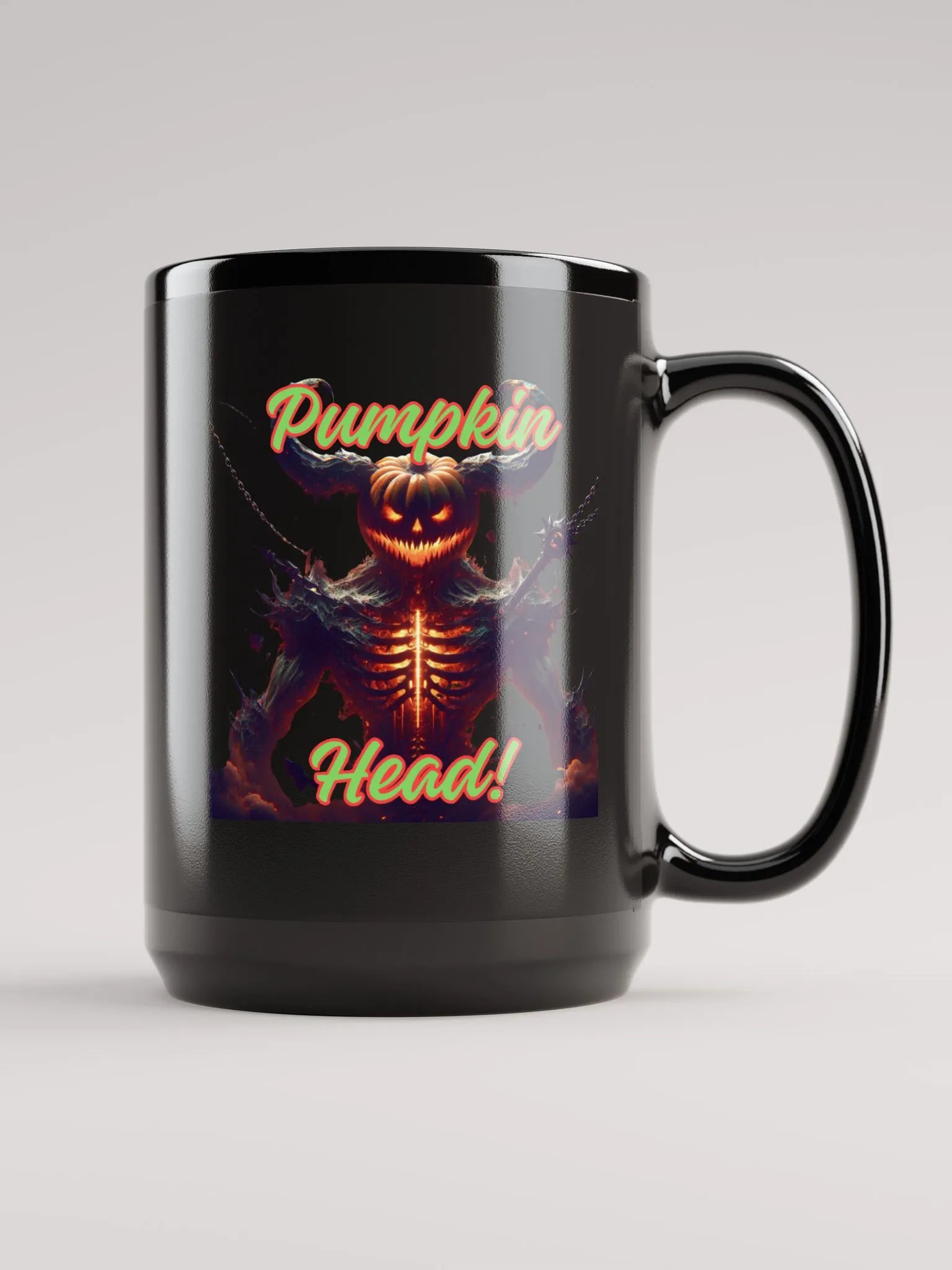 Fiery Pumpkin Head Mug product image (1)