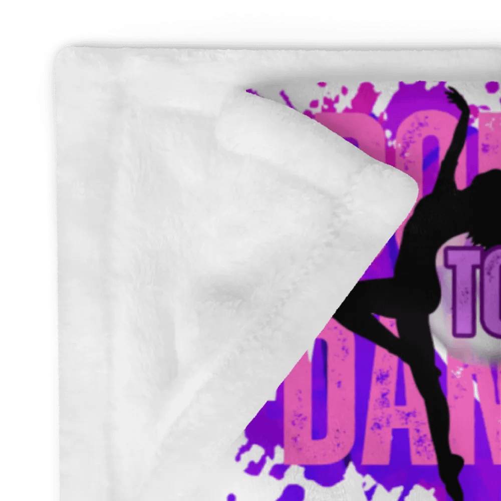 Born to Dance Her Silhouette Throw Blanket product image (24)
