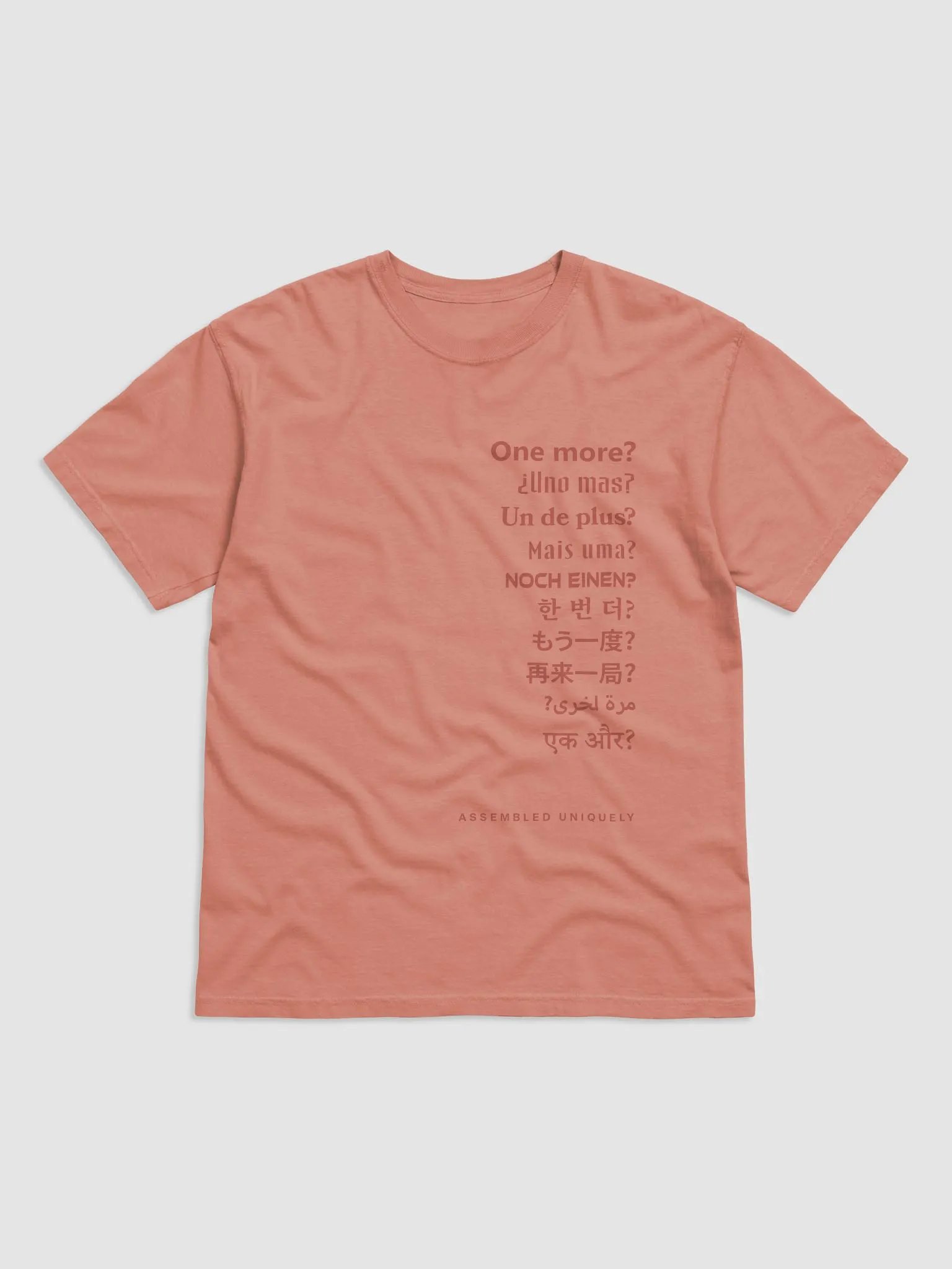 One More? Tee (Terracotta) product image (2)