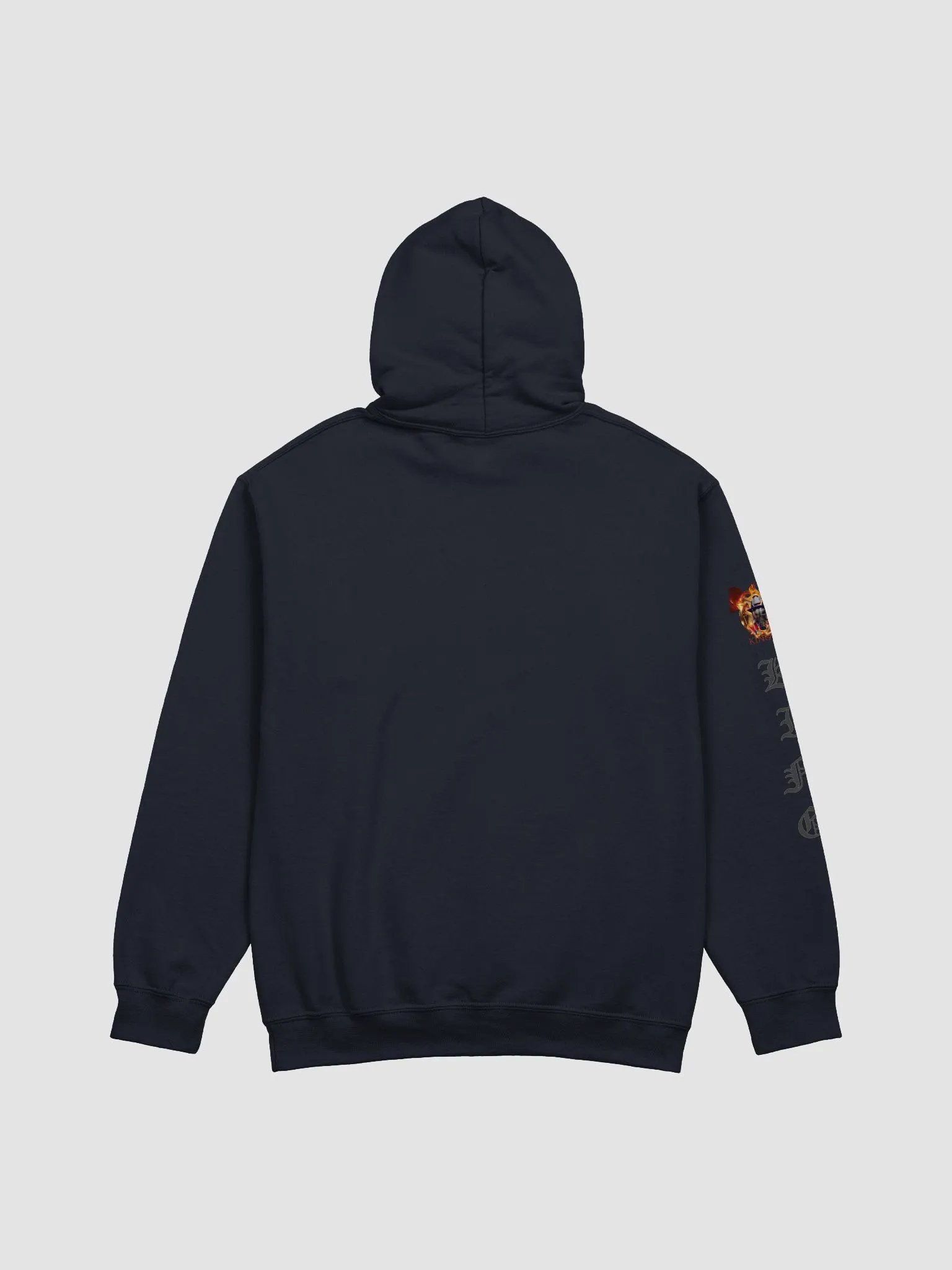 "Off Duty, Save Yourself" Fire Hoodie product image (3)