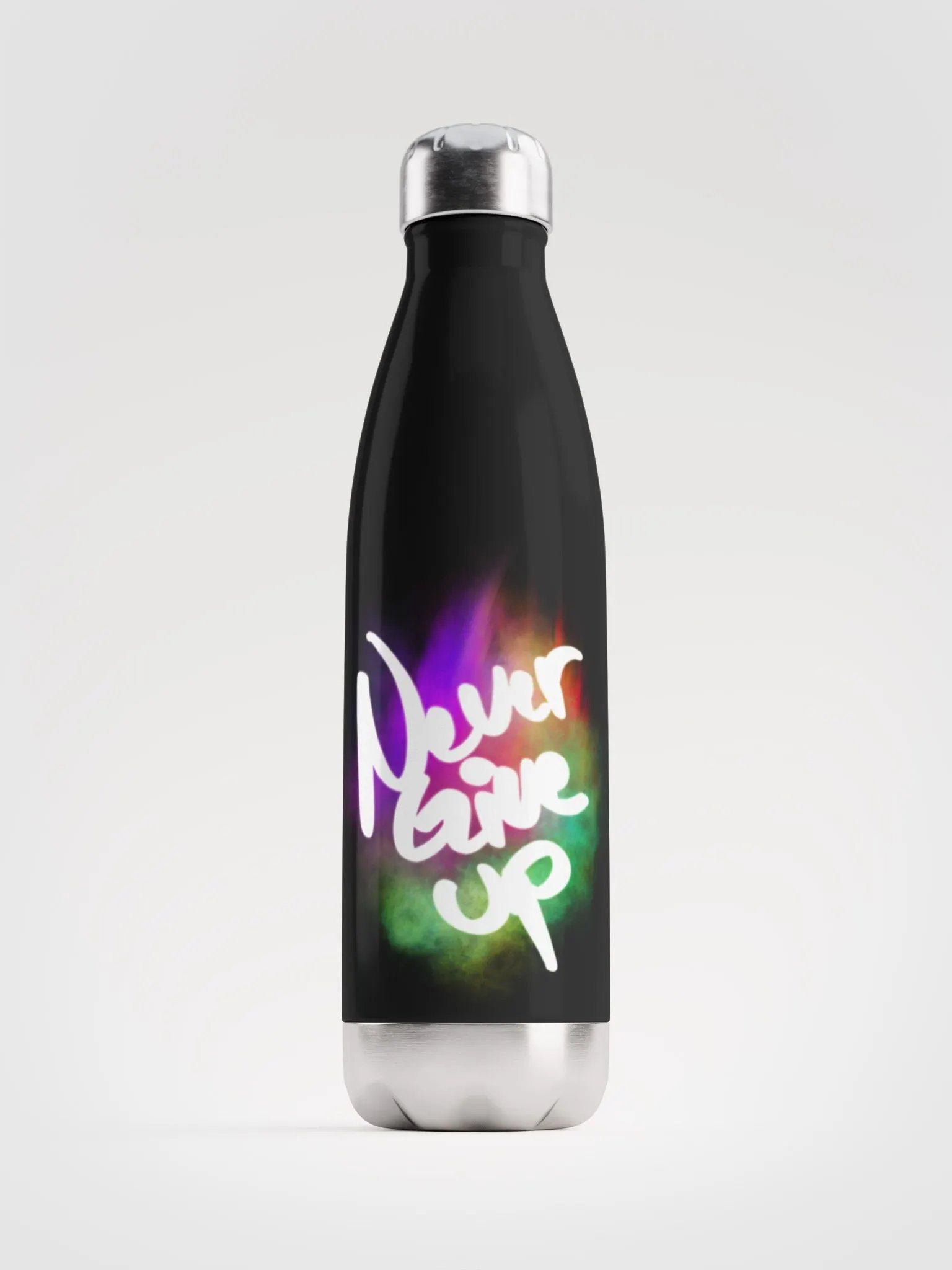 NEVER GIVE UP WATER BOTTLE product image (1)