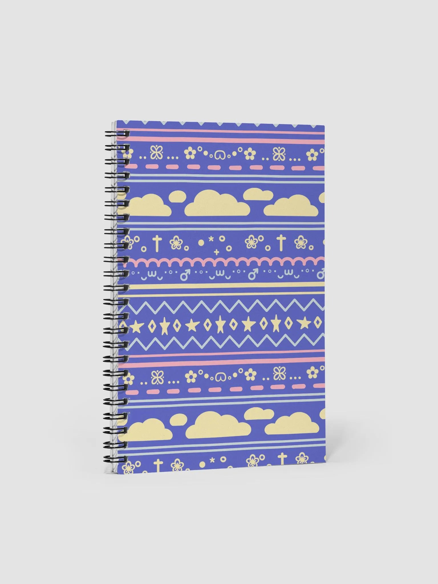 Cloudy Christmas Notebook - Pastel product image (1)