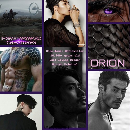 ORION. THE WORLDK!LL3R. 

Meet THE HOME FOR WAYWARD CREATURES (Vol 1), my new paranormal space romantasy series about the gal...