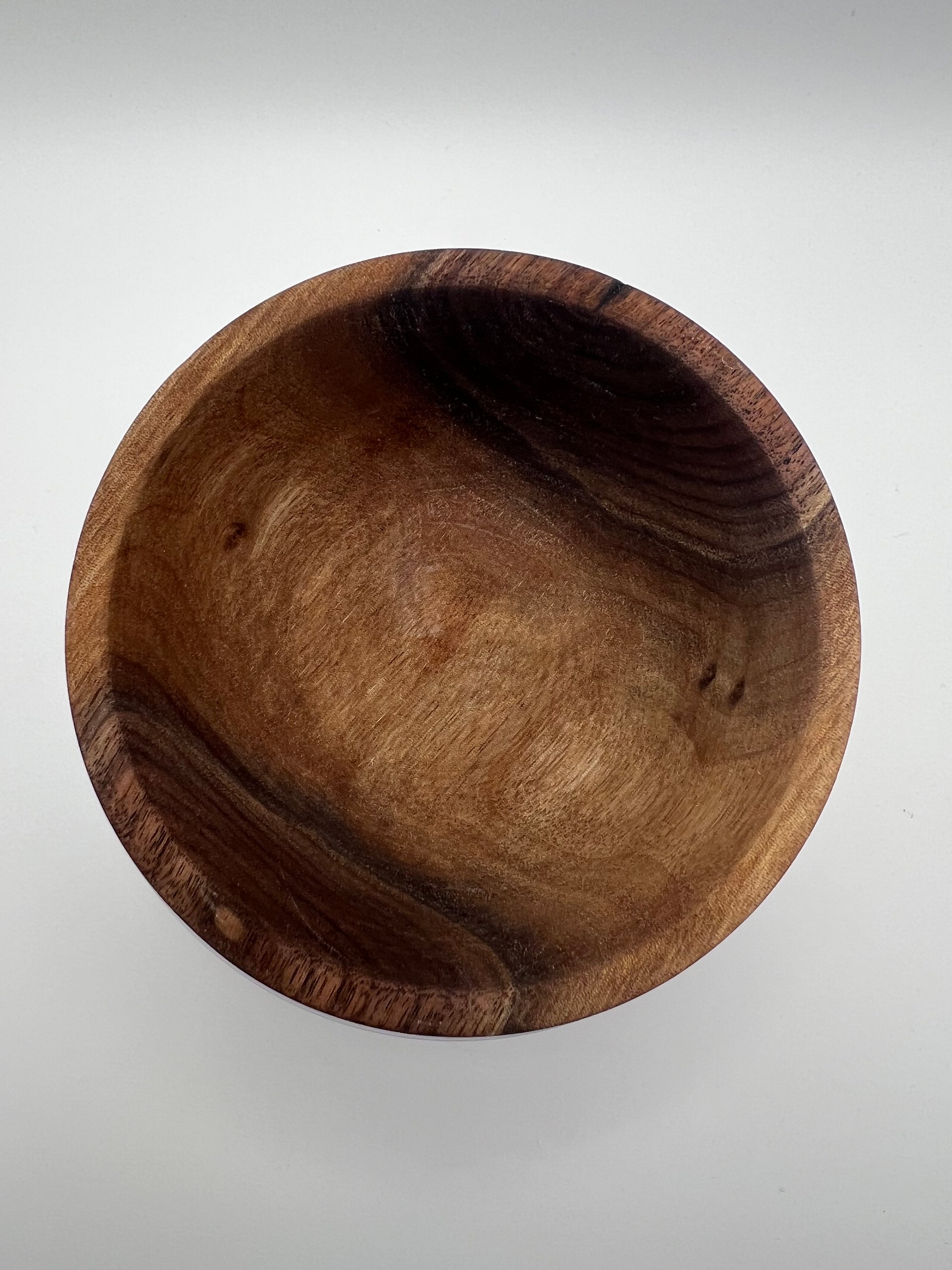Small Black Walnut Catch-All (3.75”) – Handmade from Reclaimed Storm Wood product image (3)