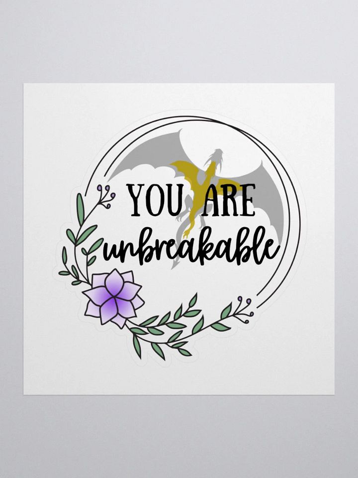 Unbreakable Sticker product image (1)