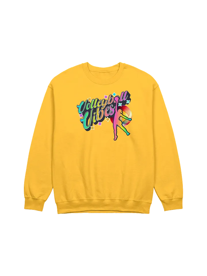 Volleyball Vibes Female Vibrant Sweatshirt product image (1)