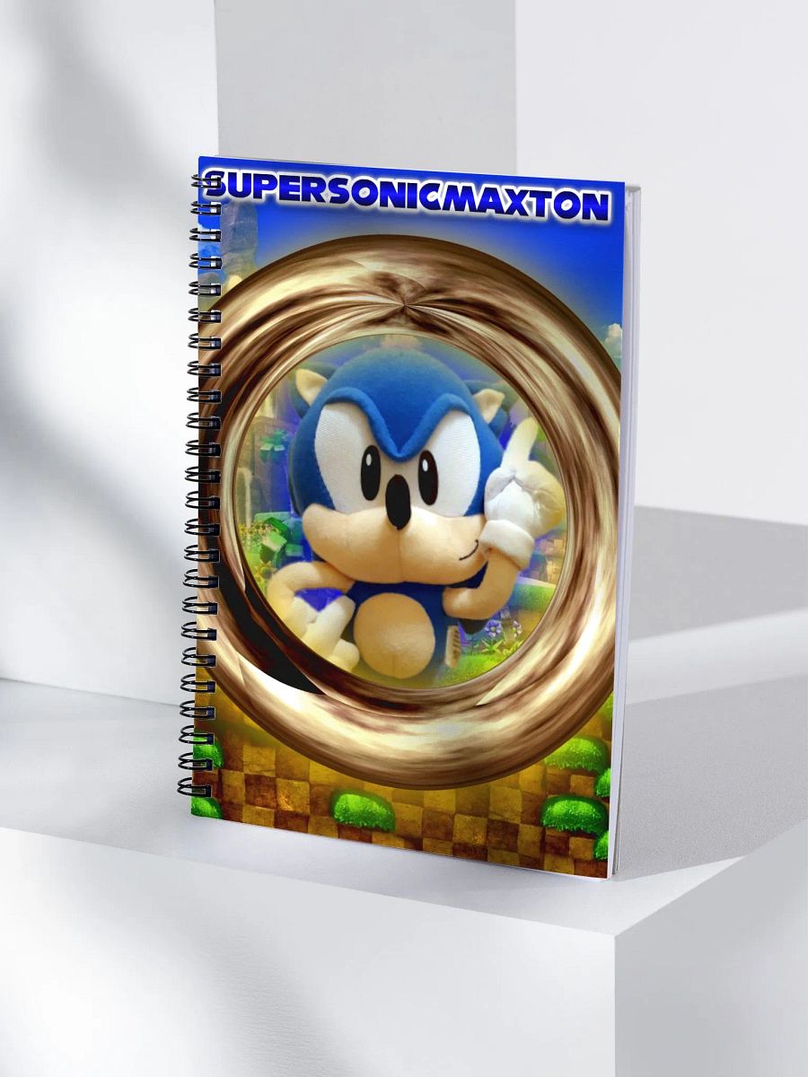 SuperSonicMaxton Spiral Notebook product image (4)