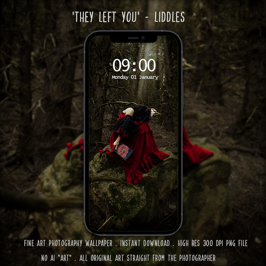 They left you by Liddles phone wallpaper product image (1)
