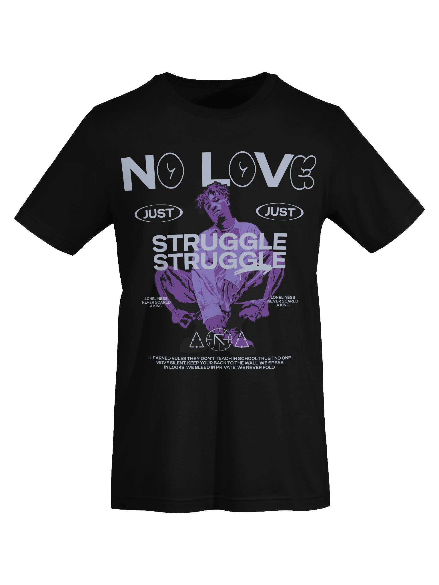 No Love | Unisex Bella+Canvas Supersoft T-Shirt product image (8)