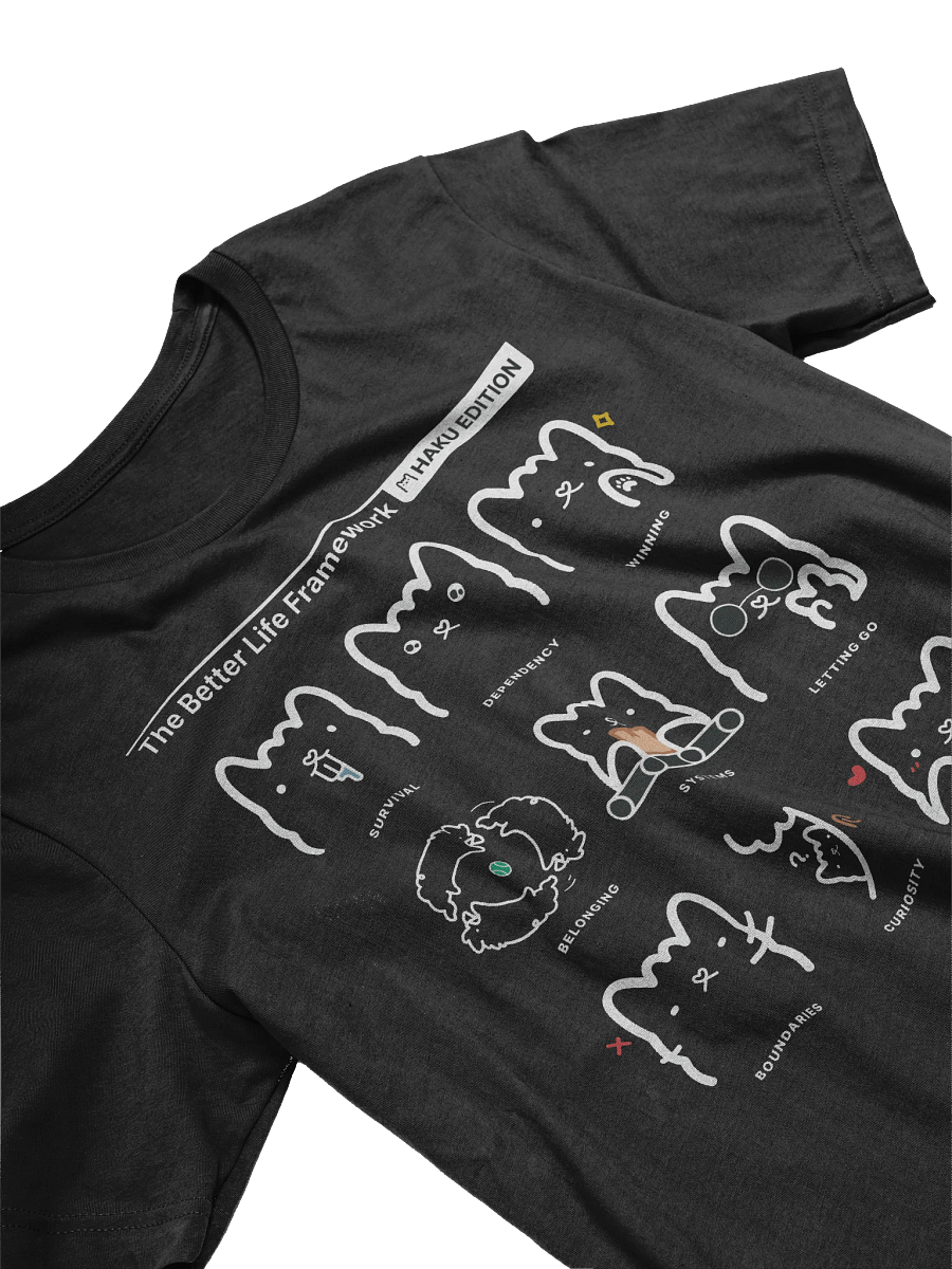 Better Life Framework Tee (HAKU) [BLACK] product image (3)