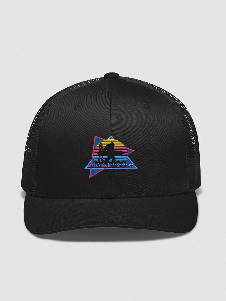 Retro-Inspired Original Black Trucker Cap product image (1)
