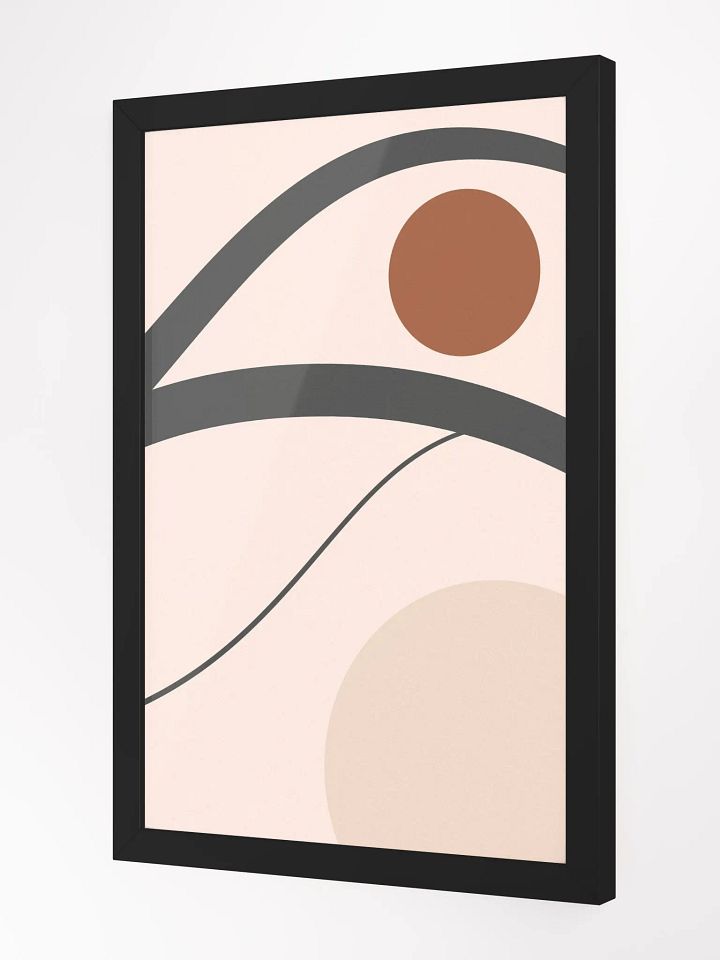 Abstract Lines Framed Matte Poster product image (11)
