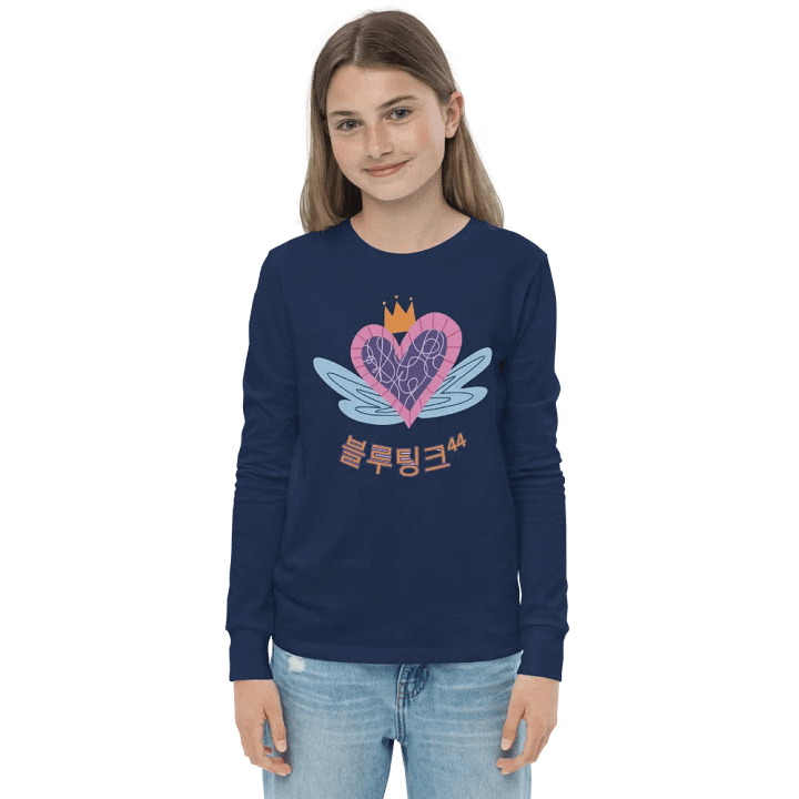 블루팅크⁴⁴ Youth Long Sleeve T-Shirt product image (1)