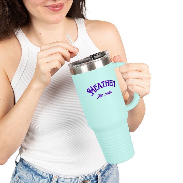 40oz Insulated Tumbler - Heathen Est product image (1)