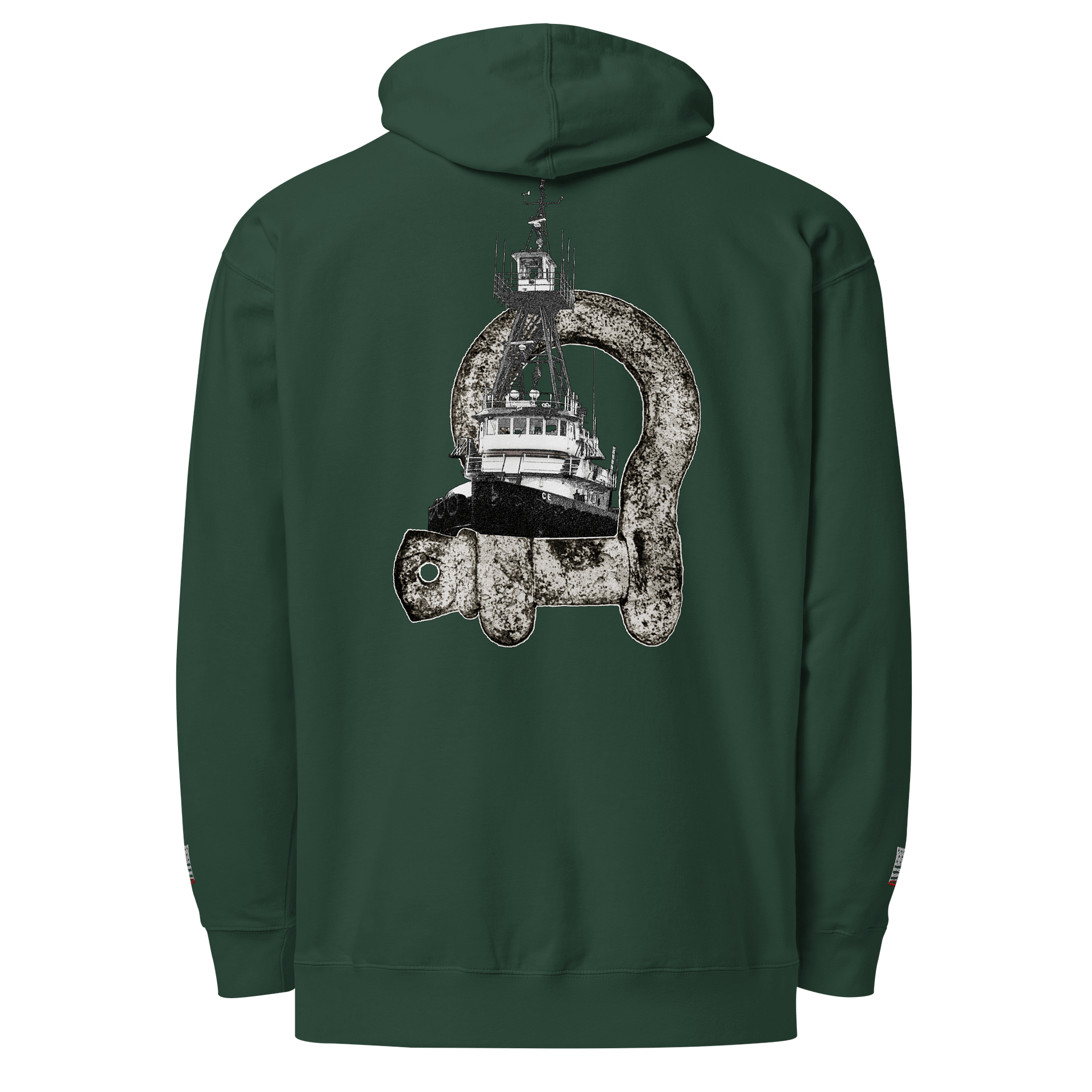 Copy of Three blade prop triangle - Twin Anchor Front & sleeves (embroidered) product image (13)
