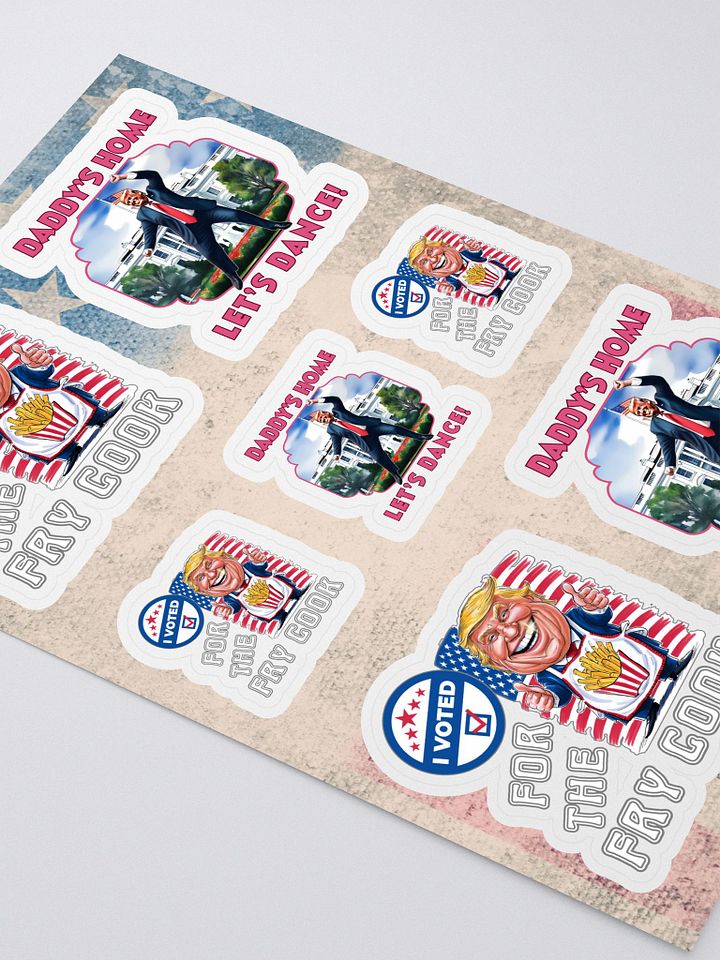 Funny Trump USA Elections Sticker Sheet product image (2)