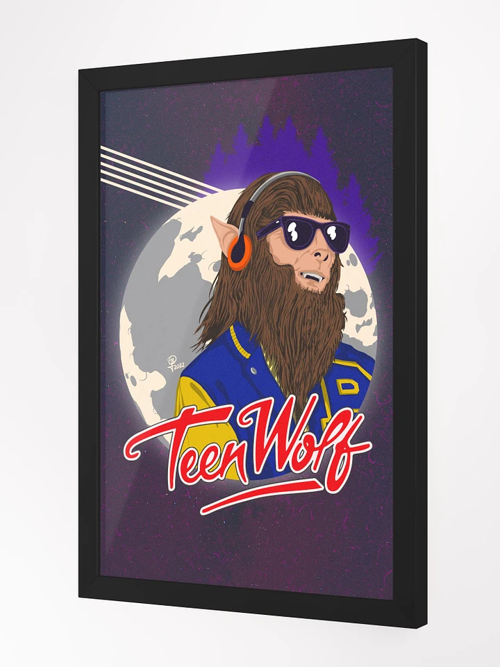 Teen Wolf Synth-Moon Framed 12x18 Art product image (1)