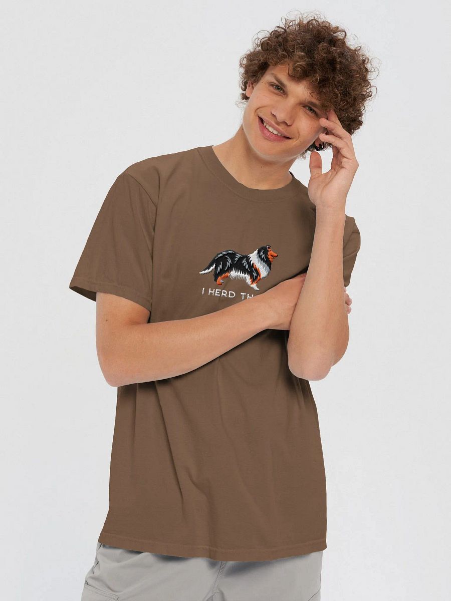 I Herd That T-Shirt(Embroidered) of a Rough Collie(Tricolor) product image (8)