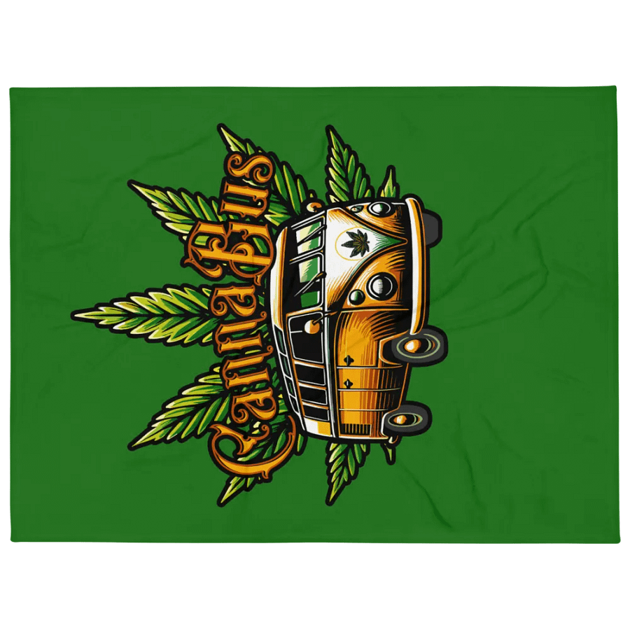 CannaBus Fleece Blanket product image (3)
