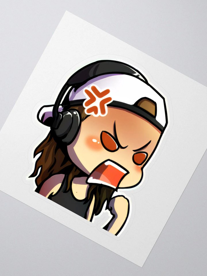 DizzyPillow Rage Emote Sticker product image (2)