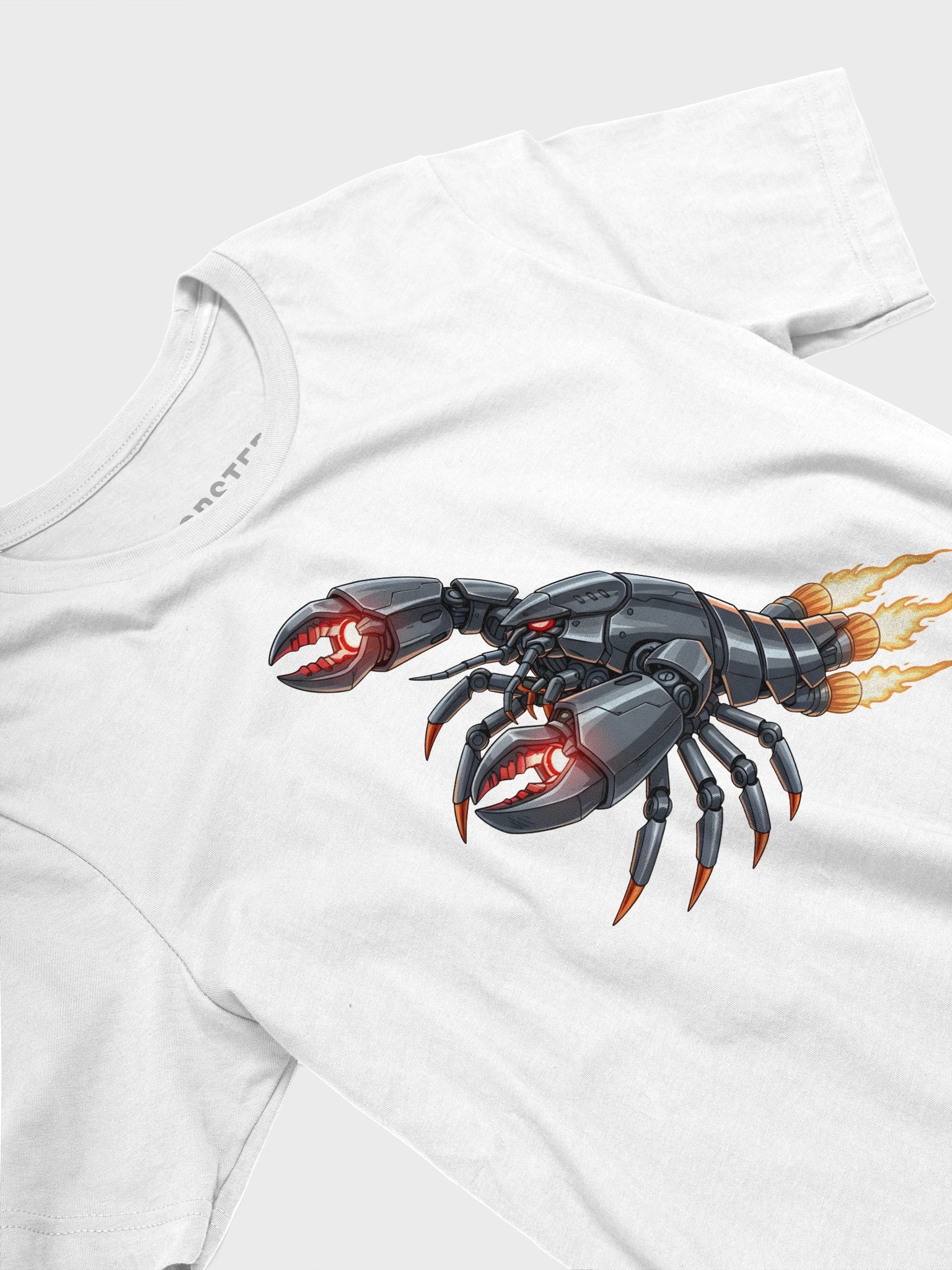 Mecha Lobster-09 T-Shirt | Futuristic Robot Lobster Graphic Tee product image (3)