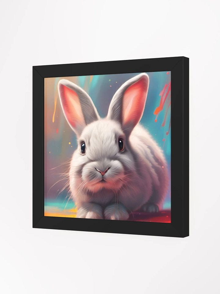 Framed Cute Bunny Poster product image (2)
