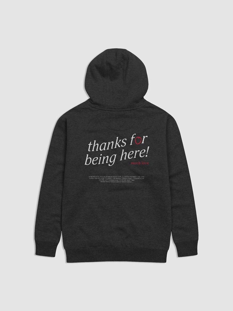 thanks for being here! Hoodie (Red) product image (3)