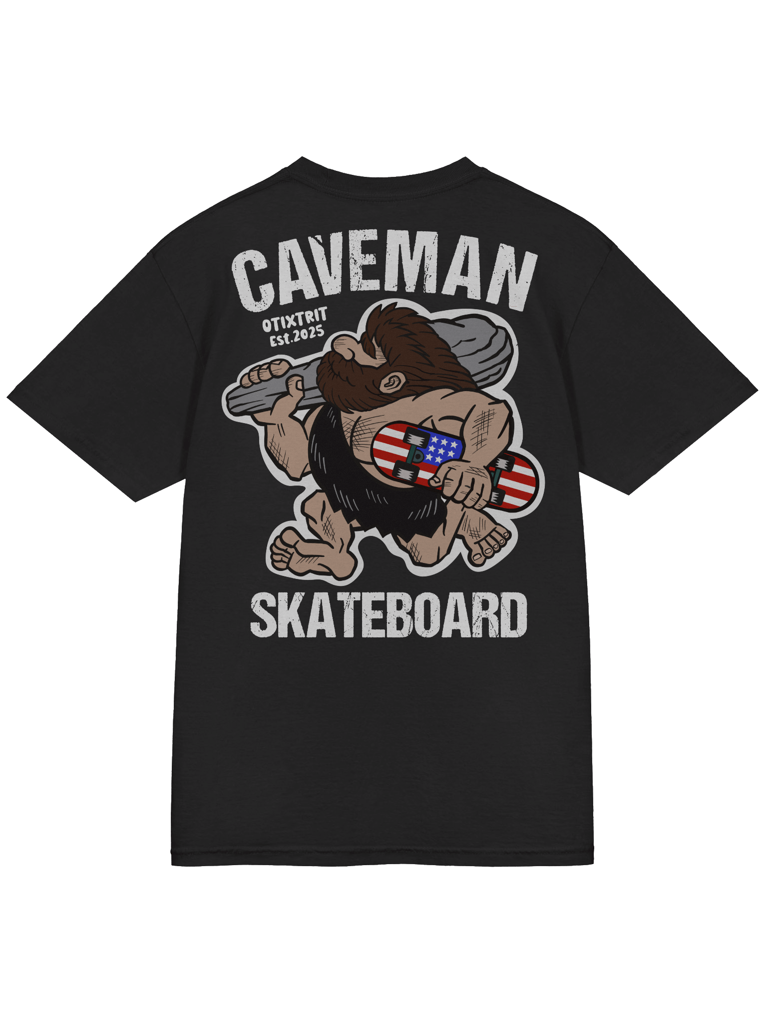 CAVEMAN SKATEBOARD Tee product image (4)