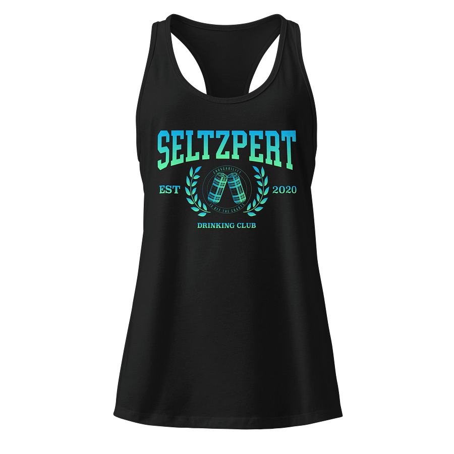 Seltzpert Drinking Club Blue Lagoon Racerback Tank top product image (1)