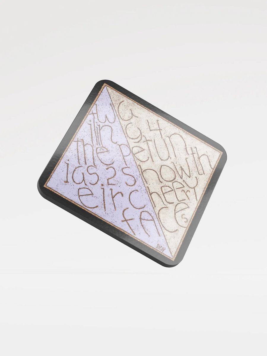 Waiting for the Petunias Coaster product image (1)
