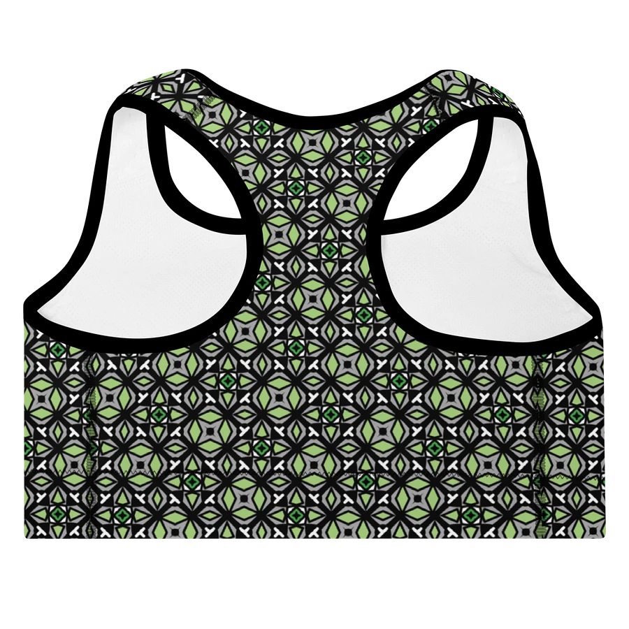 Aromantic Abstract (1) - Padded Sports Bra product image (4)