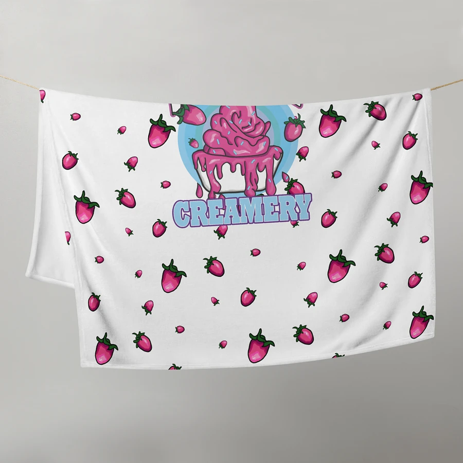 Strawberry Throw // Throw Blanket by Allcolor product image (9)