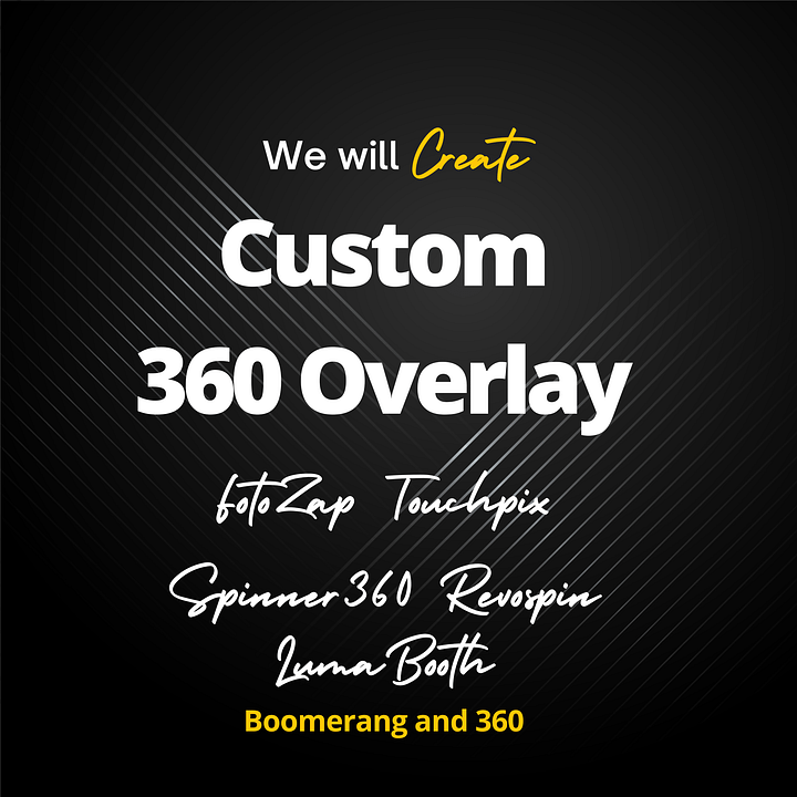 Static Custom 360 or PhotoBooth Design product image (1)