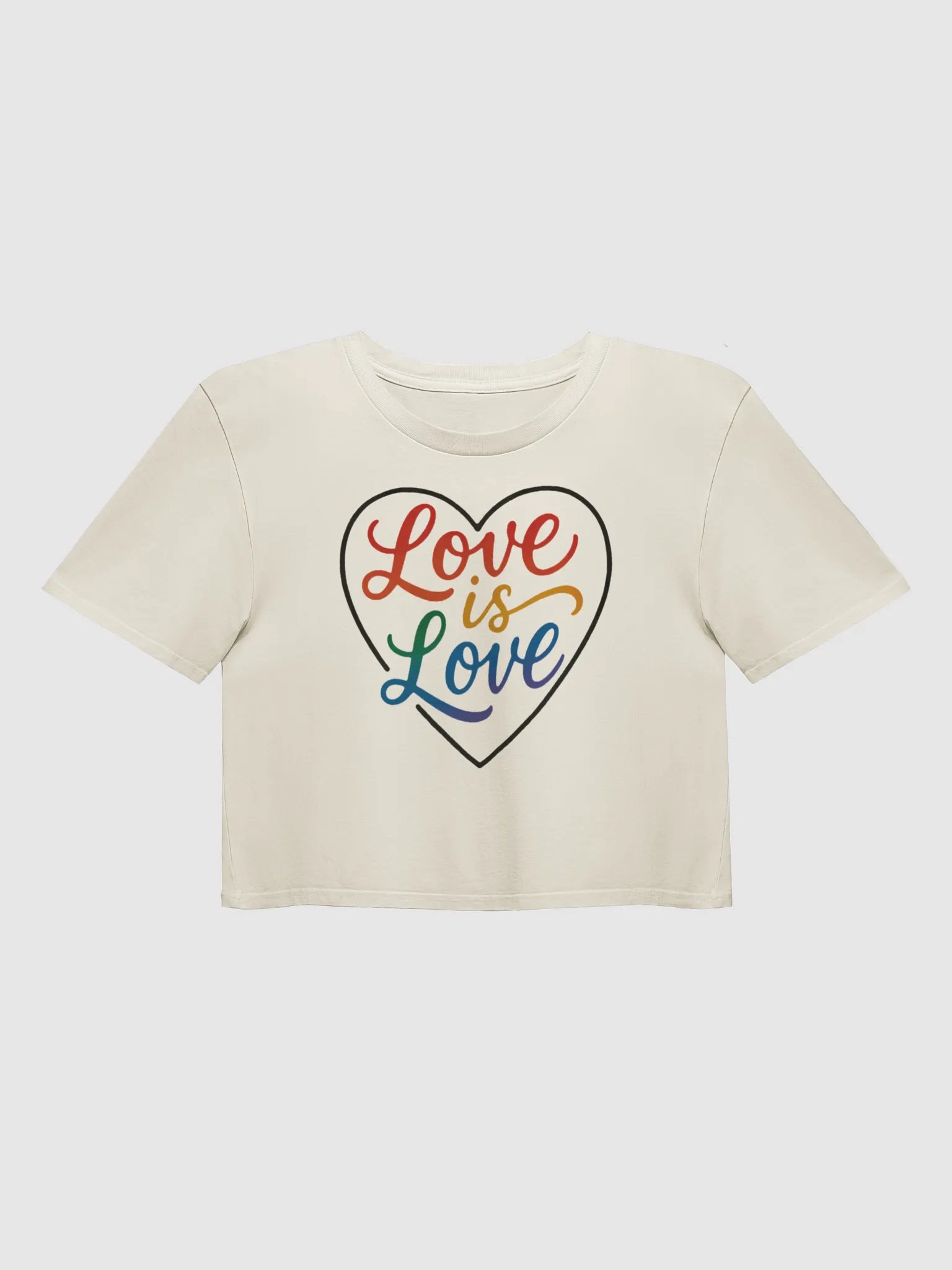 Love is Love Pride Crop Top product image (2)