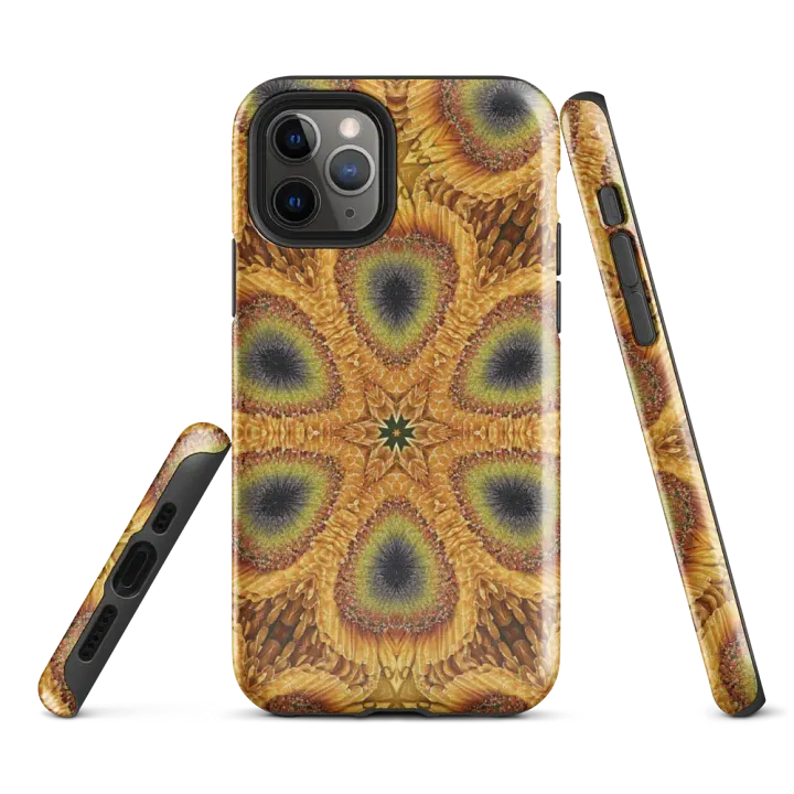 Tough Phone Case for iPhone® - Abstract Geometric Design - Alien Fruit Cross-Section product image (1)