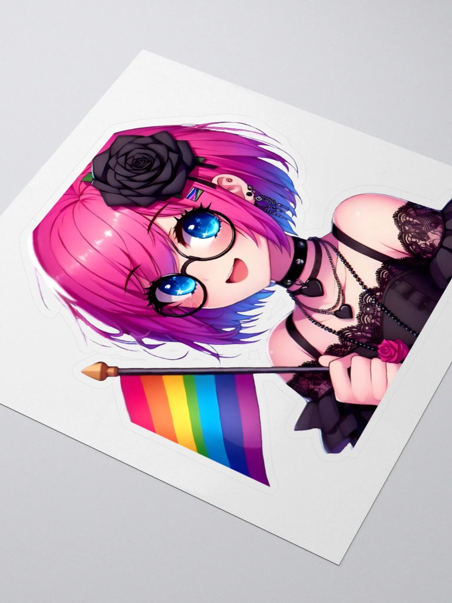 BellaRose Pride Flag Sticker product image (9)