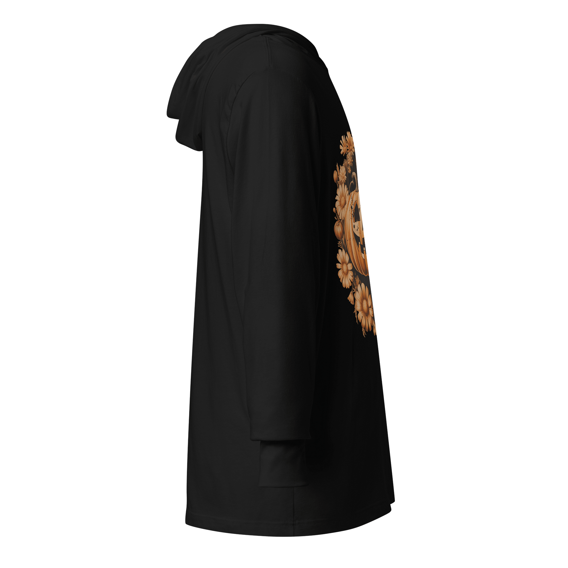 Floral Fall Pumpkin Halloween Hoodie product image (5)