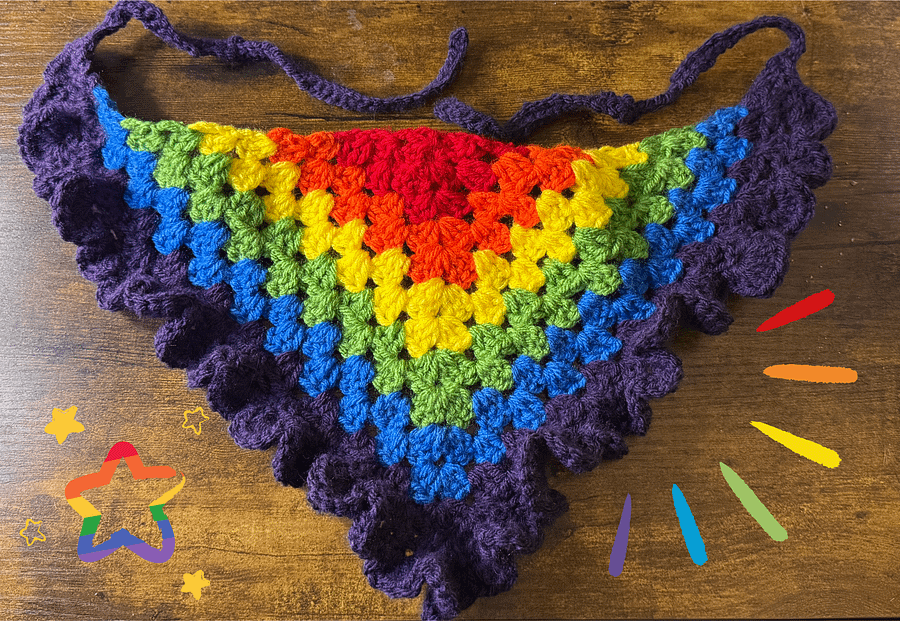 Rainbow Pride Bandana 🏳️‍🌈 product image (1)