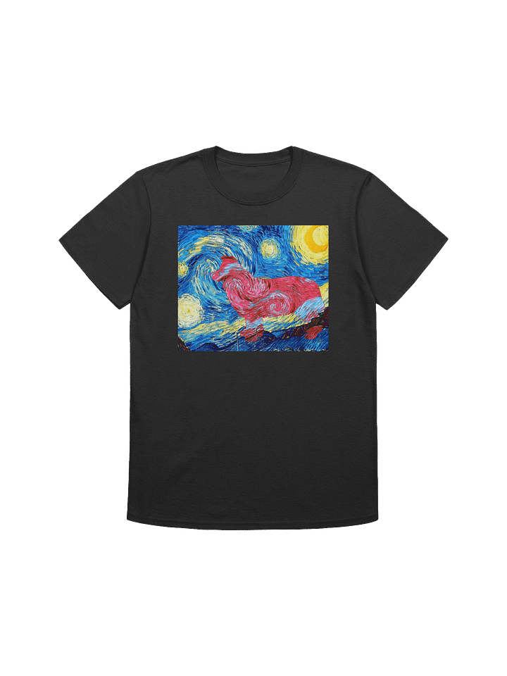 Shepherd Dog Starry Night Camouflage Art T-Shirt product image (1)