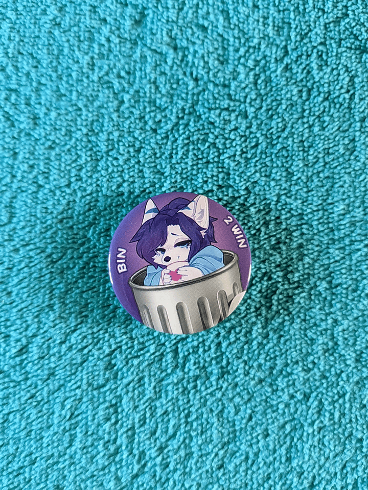 Bin to Win - Pin Badge product image (1)