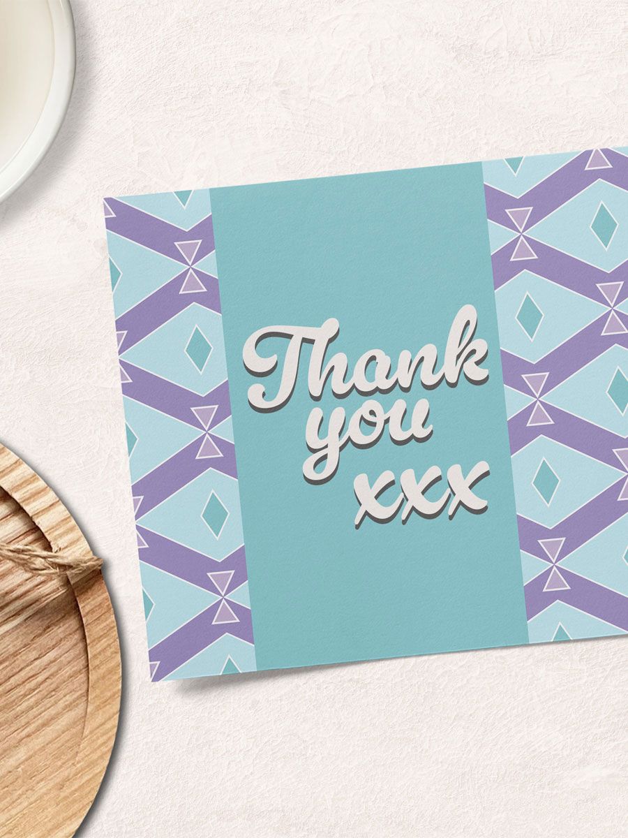 Abstract Pastels Pattern Pack 3 - Purple and Aqua product image (6)